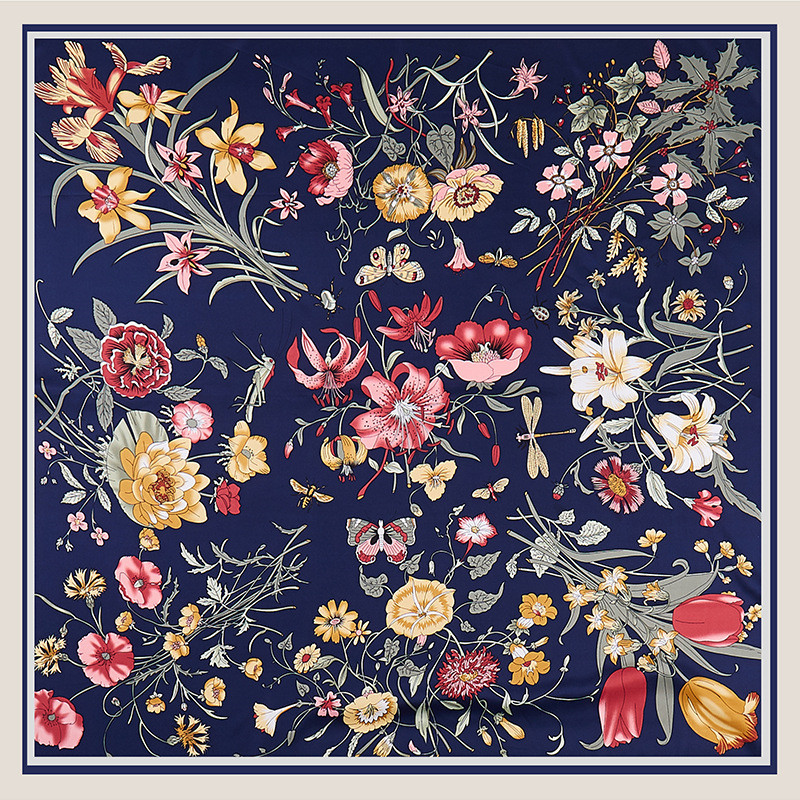 POBING Twill jedwabny szalik k – Silk Scarf Square recenzja i cena
