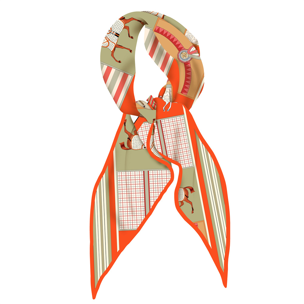 Nowe, modne, drukowane jedwabn – Silk Scarf Square recenzja i cena