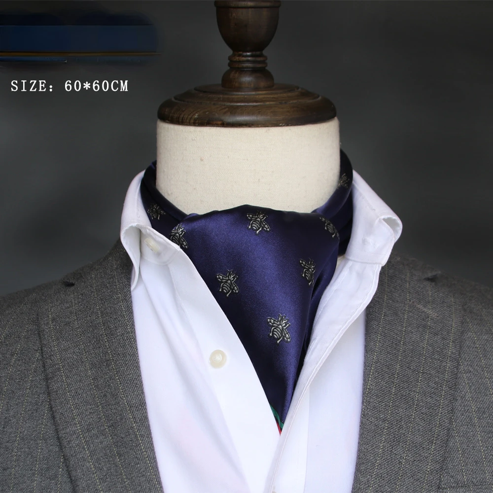Brytyjski męski jedwabny szali – Silk Scarf Square recenzja i cena