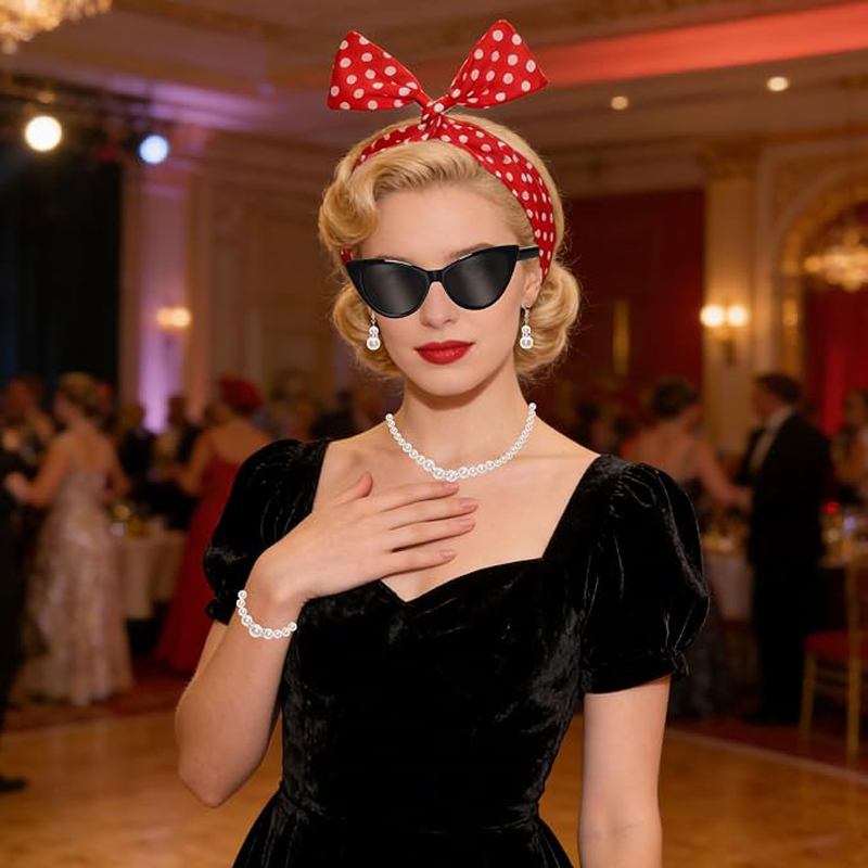 7 sztuk – zestaw akcesoriów do – Women'S Accessories In The 1950S recenzja i cena