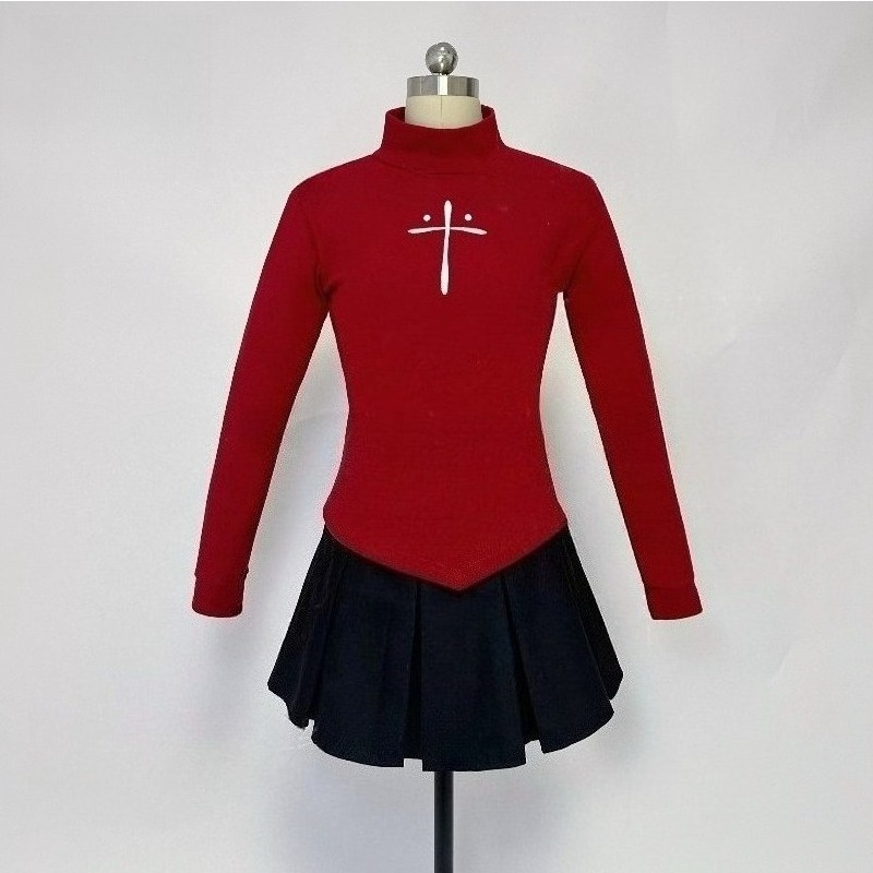 Kostium Cosplay Anime Tohsaka  – Women'S Red Accessories recenzja i cena